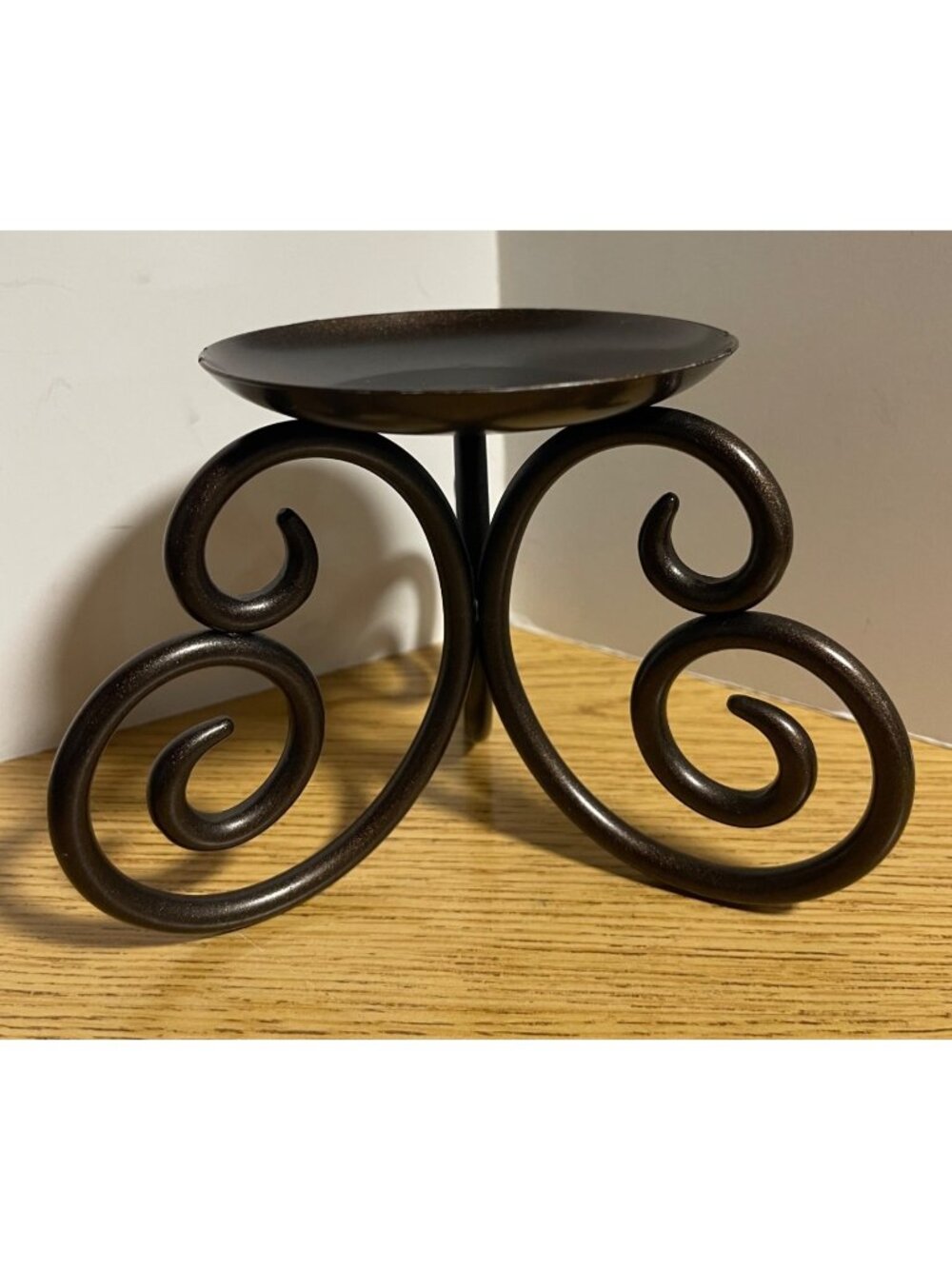 PartyLite Wrought Iron Viking Pillar Candle Holder